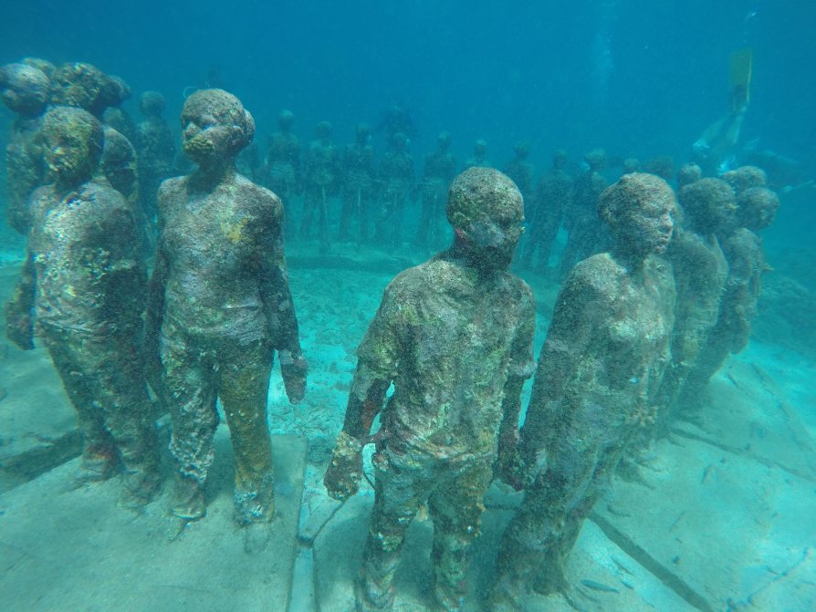Underwater Sculpture Garden in Grenada